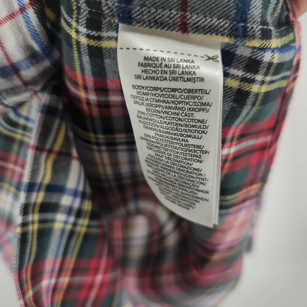 Polo Ralph Lauren Shirt Mens XL Classic Fit Performance Plaid Button Long Sleeve